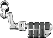 Load image into Gallery viewer, Kuryakyn Dually ISO Offset Highway Pegs With 1-1/4inch Clamp Chrome (Pair) - Side View