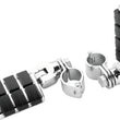 Load image into Gallery viewer, Kuryakyn Dually ISO  Pegs With 1-1/4inch Clamp Chrome (Pair) - Main Product View