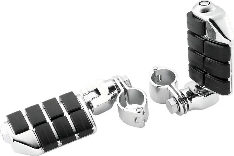 Kuryakyn Dually ISO  Pegs With 1-1/4inch Clamp Chrome (Pair) - Main Product View