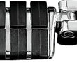 Load image into Gallery viewer, Kuryakyn Dually ISO  Pegs With 1-1/4inch Clamp Chrome (Pair) - Side View