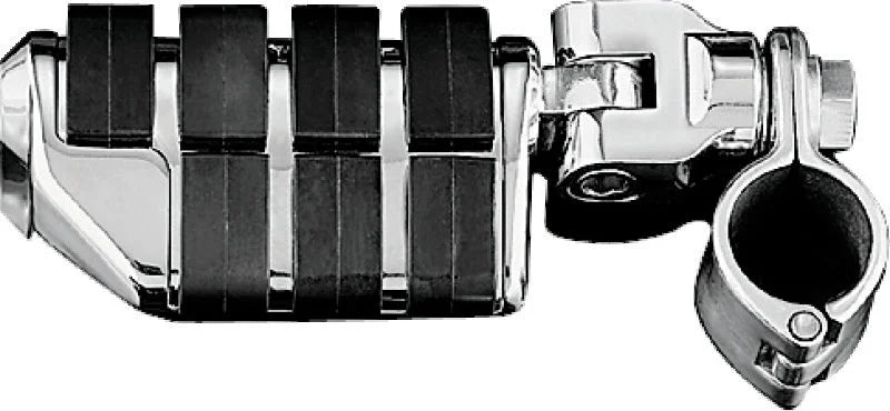 Kuryakyn Dually ISO  Pegs With 1-1/4inch Clamp Chrome (Pair) - Side View