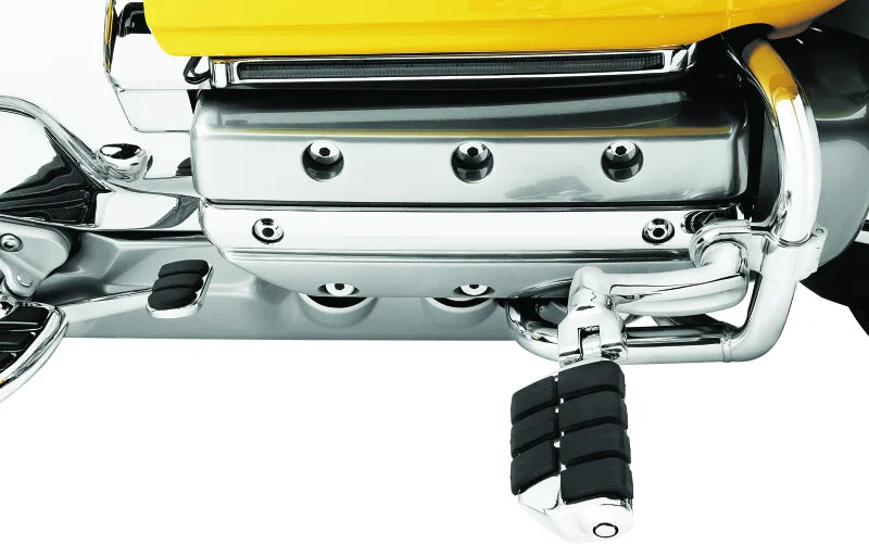 Kuryakyn Dually ISO  Pegs With 1inch Clamp Chrome (Pair) - Side View