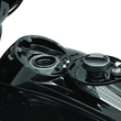 Load image into Gallery viewer, Kuryakyn Easy Fill Fuel Door Black - Side View