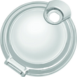 Load image into Gallery viewer, Kuryakyn Easy Fill Fuel Door Chrome - Main Product View