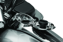 Load image into Gallery viewer, Kuryakyn Easy Fill Fuel Door Chrome - Side View