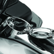 Load image into Gallery viewer, Kuryakyn Easy Fill Fuel Door Chrome - Back View