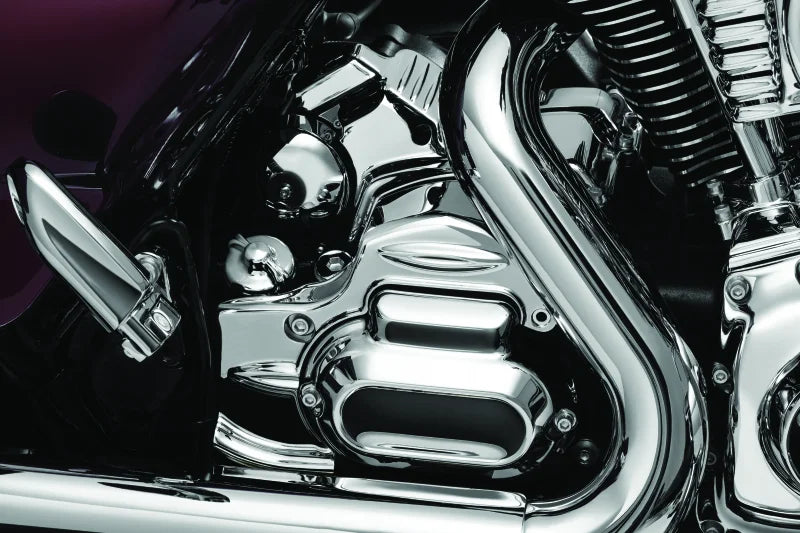 Kuryakyn Easy Turn Dipstick Cap Chrome - Side View