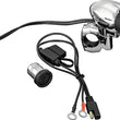 Load image into Gallery viewer, Kuryakyn Electrical Power Point With 1in Bar Mount Chrome