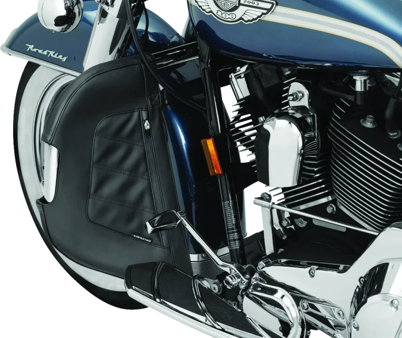Kuryakyn Engine Guard Chaps - Installation View