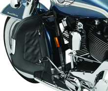Load image into Gallery viewer, Kuryakyn Engine Guard Chaps - Installation View