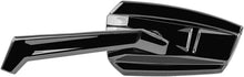 Load image into Gallery viewer, Kuryakyn Enygma Mirrors Gloss - Black - Main Product View