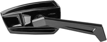 Load image into Gallery viewer, Kuryakyn Enygma Mirrors Gloss - Black - Side View