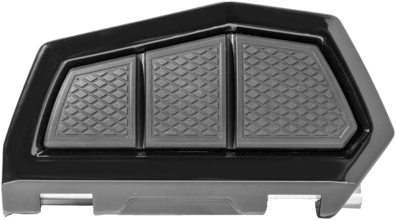Kuryakyn Enygma Passenger Boards - Goss  Black - Side View