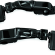 Load image into Gallery viewer, Kuryakyn Ergo II Trident Dually ISO Pegs With Long Arms Gloss Black - Main Product View
