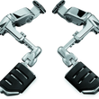 Load image into Gallery viewer, Kuryakyn Ergo III Adjustable Mount With Trident Dually ISO Pegs Chrome - Main Product View