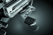 Load image into Gallery viewer, Kuryakyn Ergo III Adjustable Mount With Trident Dually ISO Pegs Chrome - Side View