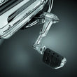 Load image into Gallery viewer, Kuryakyn Ergo III Adjustable Mount With Trident Dually ISO Pegs Chrome - Detail View