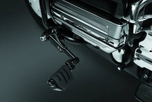 Load image into Gallery viewer, Kuryakyn Ergo III Adjustable Mount With Trident Dually ISO Pegs Gloss Black - Detail View