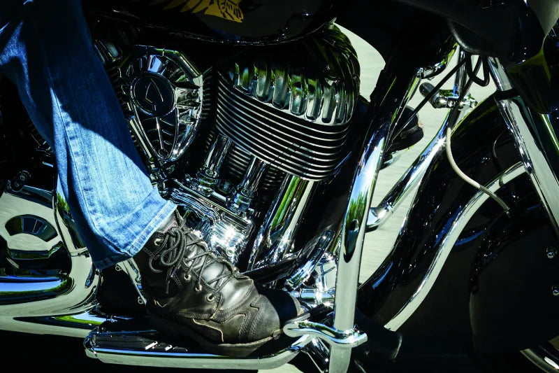 Kuryakyn Exhaust Port Fillers For Indian Black & Raw - Side View