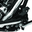 Load image into Gallery viewer, Kuryakyn Extended Brake Pedal 14 and Up Touring w/o Fairings Gloss Black - Side View
