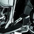 Load image into Gallery viewer, Kuryakyn Extended Brake Pedal Girder 08-13 Touring Chrome - Side View