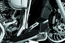Load image into Gallery viewer, Kuryakyn Extended Brake Pedal Girder 08-13 Touring Chrome - Side View