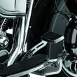 Load image into Gallery viewer, Kuryakyn Extended Brake Pedal Girder 08-13 Touring Chrome - Detail View