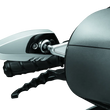 Load image into Gallery viewer, Kuryakyn Fairing Mount Scythe Mirror Chrome - Side View