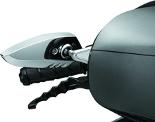 Load image into Gallery viewer, Kuryakyn Fairing Mount Scythe Mirror Chrome - Side View