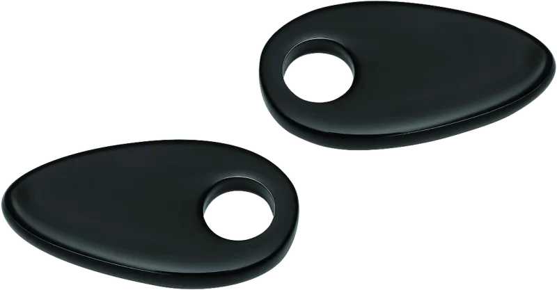 Kuryakyn Fender Strut Cover Plates Gloss Black - Main Product View