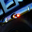 Load image into Gallery viewer, Kuryakyn Fender Strut Cover Plates Gloss Black - Side View