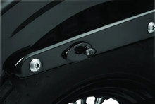 Load image into Gallery viewer, Kuryakyn Fender Strut Cover Plates Gloss Black - Back View