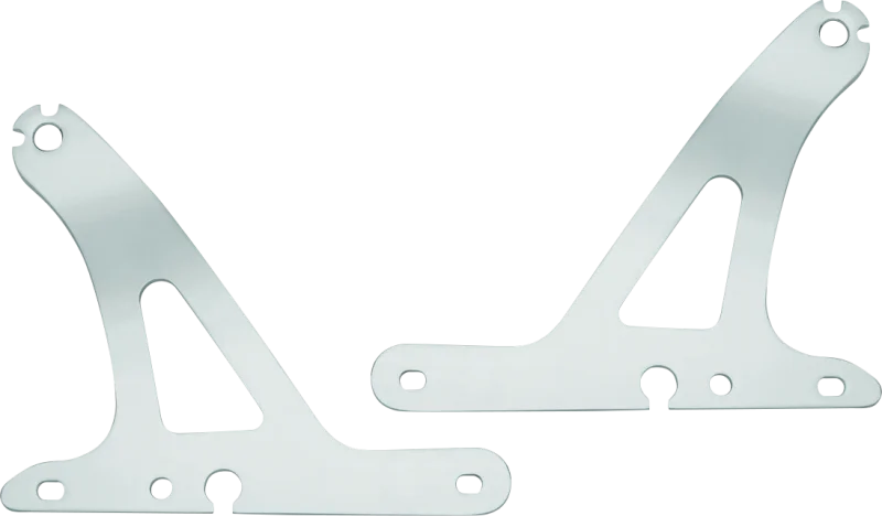 Kuryakyn Fixed Mounts Multi-Purpose Driver & Passenger Backrest 04-22 XL Models Chrome - Main Product View