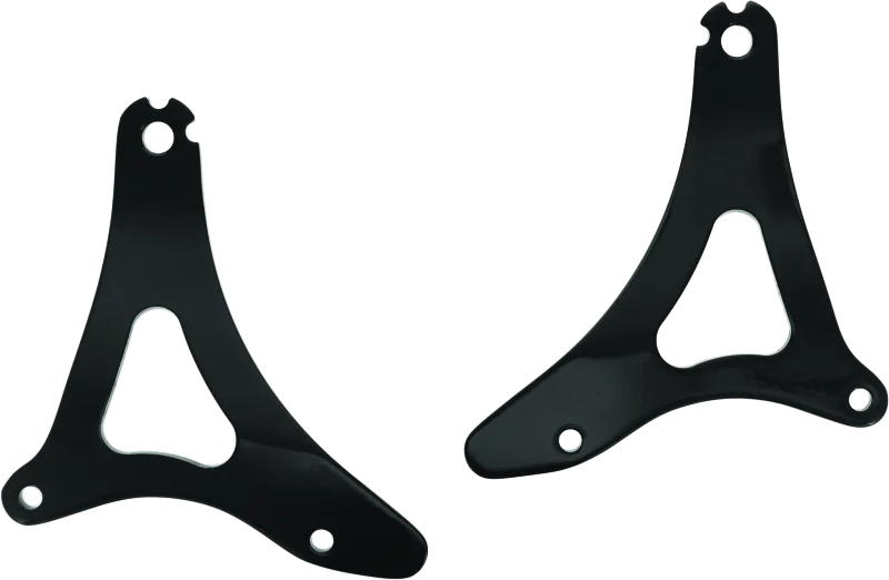 Kuryakyn Fixed Mounts Multi-Purpose Driver & Passenger Backrest 14-22 Touring Models Black