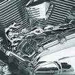 Load image into Gallery viewer, Kuryakyn Flame Shift Linkage Chrome - Side View