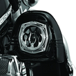 Load image into Gallery viewer, Kuryakyn Flame Speaker Grills Chrome - Additional View 5