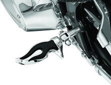 Load image into Gallery viewer, Kuryakyn Flamin Peg With Male Mount Adapter Chrome - Side View