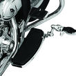 Load image into Gallery viewer, Kuryakyn Flamin Peg With Male Mount Adapter Chrome - Back View