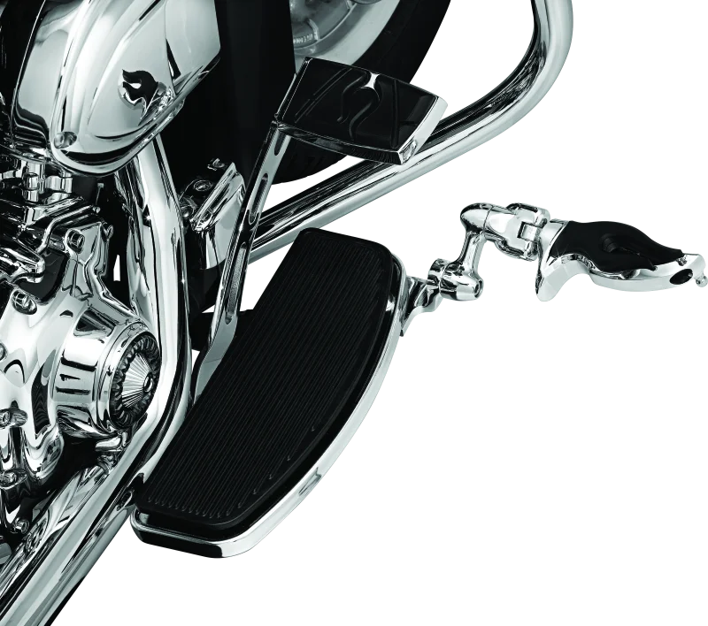 Kuryakyn Flamin Peg With Male Mount Adapter Chrome - Back View