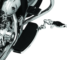 Load image into Gallery viewer, Kuryakyn Flamin Peg With Male Mount Adapter Chrome - Back View