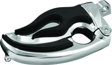 Load image into Gallery viewer, Kuryakyn Flamin Switchblade With Male Mount Adapter Chrome - Main Product View