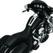 Load image into Gallery viewer, Kuryakyn Flamin Switchblade With Male Mount Adapter Chrome - Side View