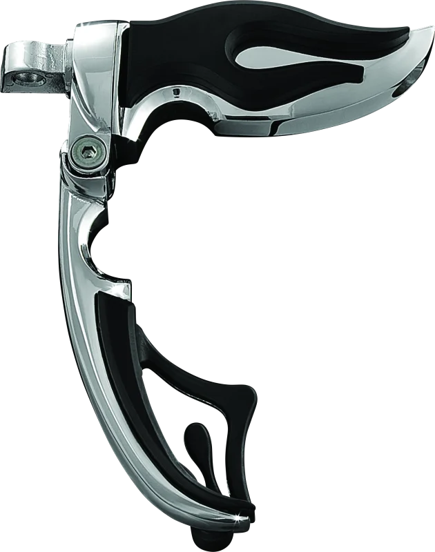 Kuryakyn Flamin Switchblade With Male Mount Adapter Chrome - Back View