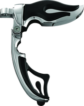 Load image into Gallery viewer, Kuryakyn Flamin Switchblade With Male Mount Adapter Chrome - Back View