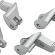 Load image into Gallery viewer, Kuryakyn Floorboard Relocator Brackets 17 and Up Touring Chrome - Main Product View