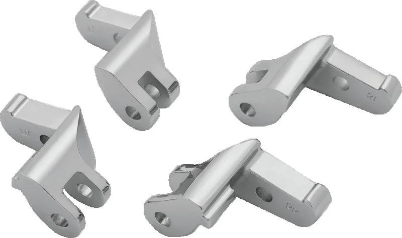 Kuryakyn Floorboard Relocator Brackets 17 and Up Touring Chrome - Main Product View
