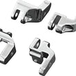 Load image into Gallery viewer, Kuryakyn Floorboard Relocator Brackets 97-16 Touring Chrome - Main Product View