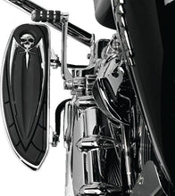 Load image into Gallery viewer, Kuryakyn Floorboard Relocator Brackets 97-16 Touring Chrome - Side View
