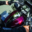 Load image into Gallery viewer, Kuryakyn Flush Mount Pop Up Gas Cap Chrome - Side View