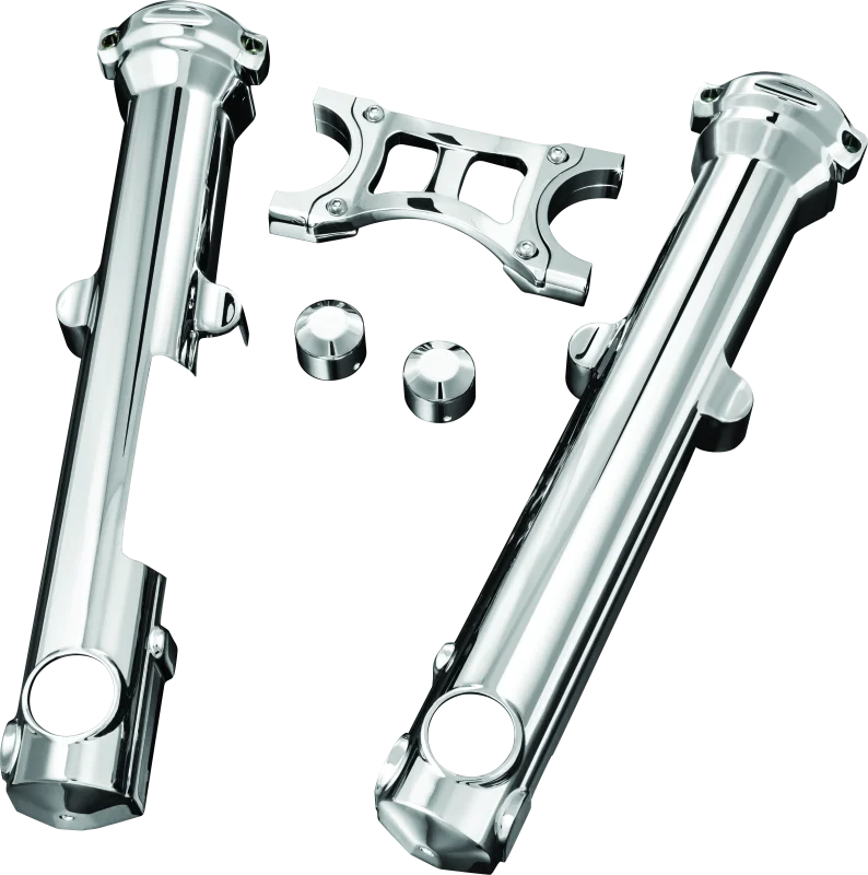 Kuryakyn Fork Skins For 04-Up XL Chrome - Side View